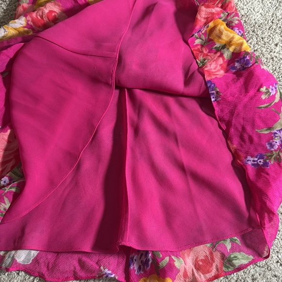 Ralph Lauren Barbados 4 silk dress vintage 90s pink strapless beach women’s - Picture 5 of 8